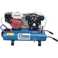 Compresseurs d'air s&eacute;rie entrepreneur, Essence, 6,6 gal. (8 gal. US), 125 PSI Waymarc Industries Inc