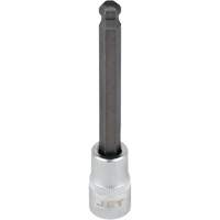 Bit Socket, Hex Ball, 4 mm x 4" L, 3/8" Drive Waymarc Industries Inc