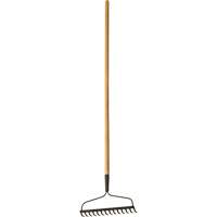 Bow Rake, Wood Handle, 51" L, 14" Blade, 14 Tines Waymarc Industries Inc