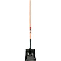 Square Point Shovel, Wood, Tempered Steel Blade, Straight Handle, 42" Long Waymarc Industries Inc