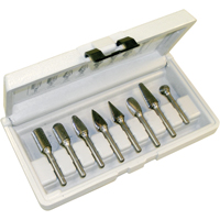 CLEVELAND Right Hand Spiral Burr Sets, 8 Pieces Waymarc Industries Inc
