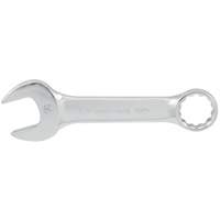 Fully Polished Stubby Combination Wrench, 12 Point, 10 mm, Chrome Finish Waymarc Industries Inc