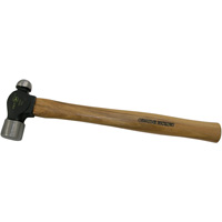 Heavy-Duty Ball Pein Hammer, 8 oz. Head Weight, Plain Face, Wood Handle Waymarc Industries Inc