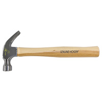 Hickory Handle Claw Hammer, 16 oz., Wood Handle, 13" L Waymarc Industries Inc