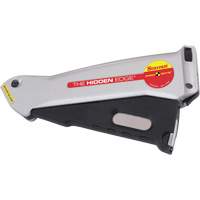 Couteau Hidden Edge<sup>MD</sup>, 19 mm, Acier, Prise en Aluminium TGW580 | Waymarc Industries Inc