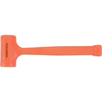 Dead Blow Hammer, 24 oz., Textured Grip, 12-3/4" L Waymarc Industries Inc