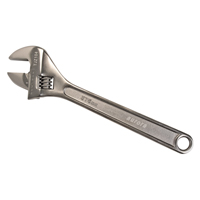 Adjustable Wrench, 15" L, 1-3/4" Max Width, Black Waymarc Industries Inc
