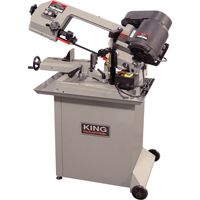 Dual Swivel Metal Cutting Band Saws, Horizontal, Round 5" and 5" x 6" Rectangular Cutting Capacity Waymarc Industries Inc