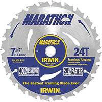 Contractor Saw Blades - Marathon<sup>®</sup> Saw Blades, 7-1/4", 24 Teeth TK657 | Waymarc Industries Inc