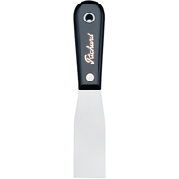 Putty Knife Stiff, Steel Blade, 1-1/4" Wide, Polypropylene Handle Waymarc Industries Inc