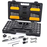 SAE/Metric Ratcheting Tap & Die Set, 77 Pieces Waymarc Industries Inc