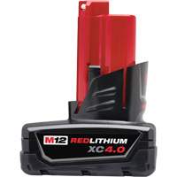 Bloc-piles M12 Redlithium 4.0, Lithium-ion, 12 V, 4 A Waymarc Industries Inc