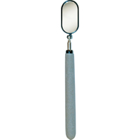 Inspection Mirror, Oval, 1-1/2" L x 1-1/4" W, Telescopic Waymarc Industries Inc