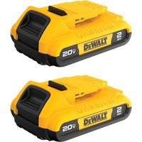 Max* Compact Batteries, Lithium-Ion, 20 V, 2 A Waymarc Industries Inc