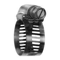 Hose Clamps - Stainless Steel Band & Screw, Min Dia. 0.563, Max Dia. 1-1/4" TLY281 | Waymarc Industries Inc