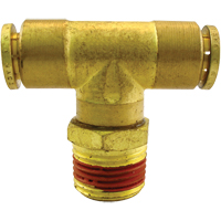 Raccords en t&eacute; pivotants m&acirc;les sur embranchement P.T.C., Laiton, 1/8" Waymarc Industries Inc