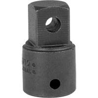 Impact Socket Adapter, Impact, 1/2" Drive, 3/4" Socket, 1.9" L Waymarc Industries Inc