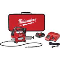 M18 Cordless 2-Speed Grease Gun Kit, Lithium-Ion, 18 V Waymarc Industries Inc