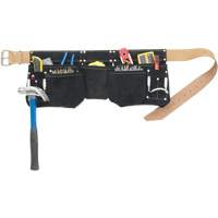 Journeyman's Carpenter Tool Belt, Leather, Black Waymarc Industries Inc