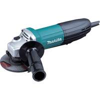 Paddle Switch Angle Grinder with AC/DC Switch, 4-1/2", 120 V, 6 A, 11000 RPM TNB081 | Waymarc Industries Inc