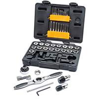Metric Ratcheting Tap & Die Set, 42 Pieces Waymarc Industries Inc