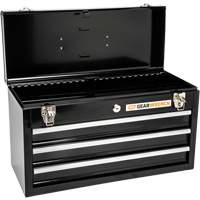 Boîte &agrave; outils portative, 20" la, 3 tiroirs, Noir Waymarc Industries Inc