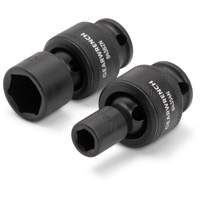 15-Piece 3/8" Drive 6 Point Universal Impact Metric Flex Socket Set Waymarc Industries Inc