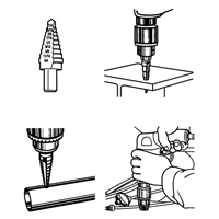 Step Drills, 1/32" Increments Waymarc Industries Inc