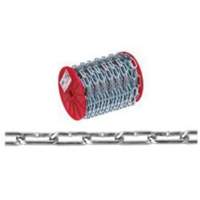 Chaîne droite, Acier &agrave; faible teneur en carbone, 2/0 x 120' (36,6 m) l, Charge d'utilisation 520 lb (0,26 tonne) Waymarc Industries Inc