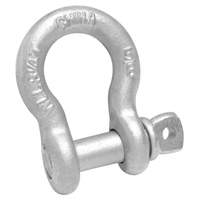 Anchor Shackle, 1/4", Screw Pin, Hot Dip Galvanized TTB835 | Waymarc Industries Inc