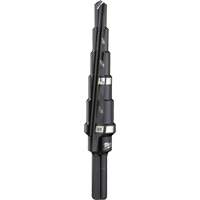 Foret &eacute;tag&eacute; no 2, 3/16" - 1/2", Incr&eacute;ments de 1/16", Acier rapide Waymarc Industries Inc