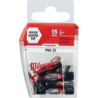 Shockwave Impact Insert Bits, Phillips, #2, 1/4" Drive Waymarc Industries Inc