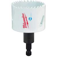 Scie-cloche Hole Dozer avec arbre, 2-1/8", Profondeur de la coupe 1-5/8", Bim&eacute;tal Waymarc Industries Inc