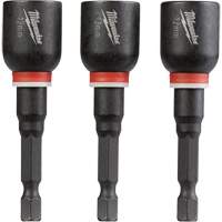 Shockwave Impact Duty Nut Driver, 1/4" Tip, 12 mm Drive, 2-9/16" L, Magnetic Waymarc Industries Inc