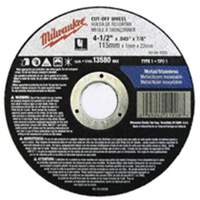 Depressed Centre Cut-Off Wheels, 5" x 0.045", 7/8" Arbor, Type 27, Aluminum Oxide, 13580 RPM Waymarc Industries Inc