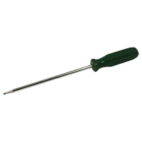 Tournevis &agrave; pointe carr&eacute;e, Tige de #1, Ronde, 12-1/4" lo, Prise en Plastique Waymarc Industries Inc