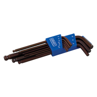 Long Arm Ball Hex Key Set, 9 Pcs., Metric Waymarc Industries Inc