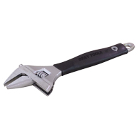 Adjustable Wrench, 8-1/4" L, 1-1/2" Max Width, Polished Waymarc Industries Inc