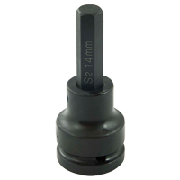 Douille &agrave; embout, Hexagonale, 14 mm x 102 mm lo, Prise 3/4" Waymarc Industries Inc