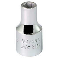 Socket, 4.5 mm, 1/4" Drive, 6 Points Waymarc Industries Inc
