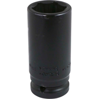 Socket, Impact, 9/16", 3/4" Drive, 6 Points, Deep Waymarc Industries Inc