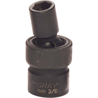 Universal Joint Socket, Impact, 3/8", 93/100" Drive, 6 Points Waymarc Industries Inc