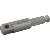 Male Hex Extension, 1/2" Drive, 2-1/5" L Waymarc Industries Inc