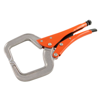 Locking Pliers, 11-1/4" Length, C-Clamp Waymarc Industries Inc