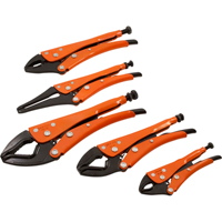 Locking Plier Set, 5 Pieces Waymarc Industries Inc