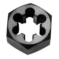 Hex Rethreading Die Nut, 2"/1" Dia., 3/4"-14 Thread, Carbon Steel/Chromium Steel Waymarc Industries Inc