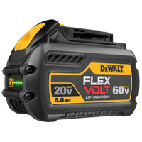 Bloc-piles FlexVolt, Lithium-ion, 60 V, 6 A Waymarc Industries Inc