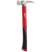 Smooth Face Hammer, 19 oz., Fibreglass Handle, 15-1/4" L Waymarc Industries Inc