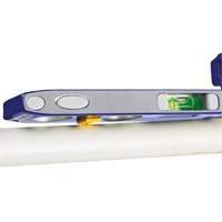 250 Series Heavy-Duty Torpedo Level, 9" L, Aluminum, 4 Vials, Magnetic Waymarc Industries Inc