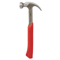 Curved Claw Smooth-Face Hammer, 20 oz., Solid Steel Handle, 14" L TYX945 | Waymarc Industries Inc
